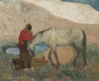 Washerwomen in the Dunes or The Friends by Pedro Figari